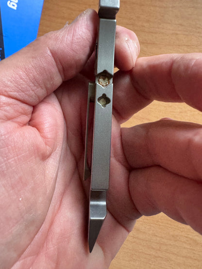 Cobratec OTF Knife — Neon Green D2 Tanto + Titanium Pry Bar Kit