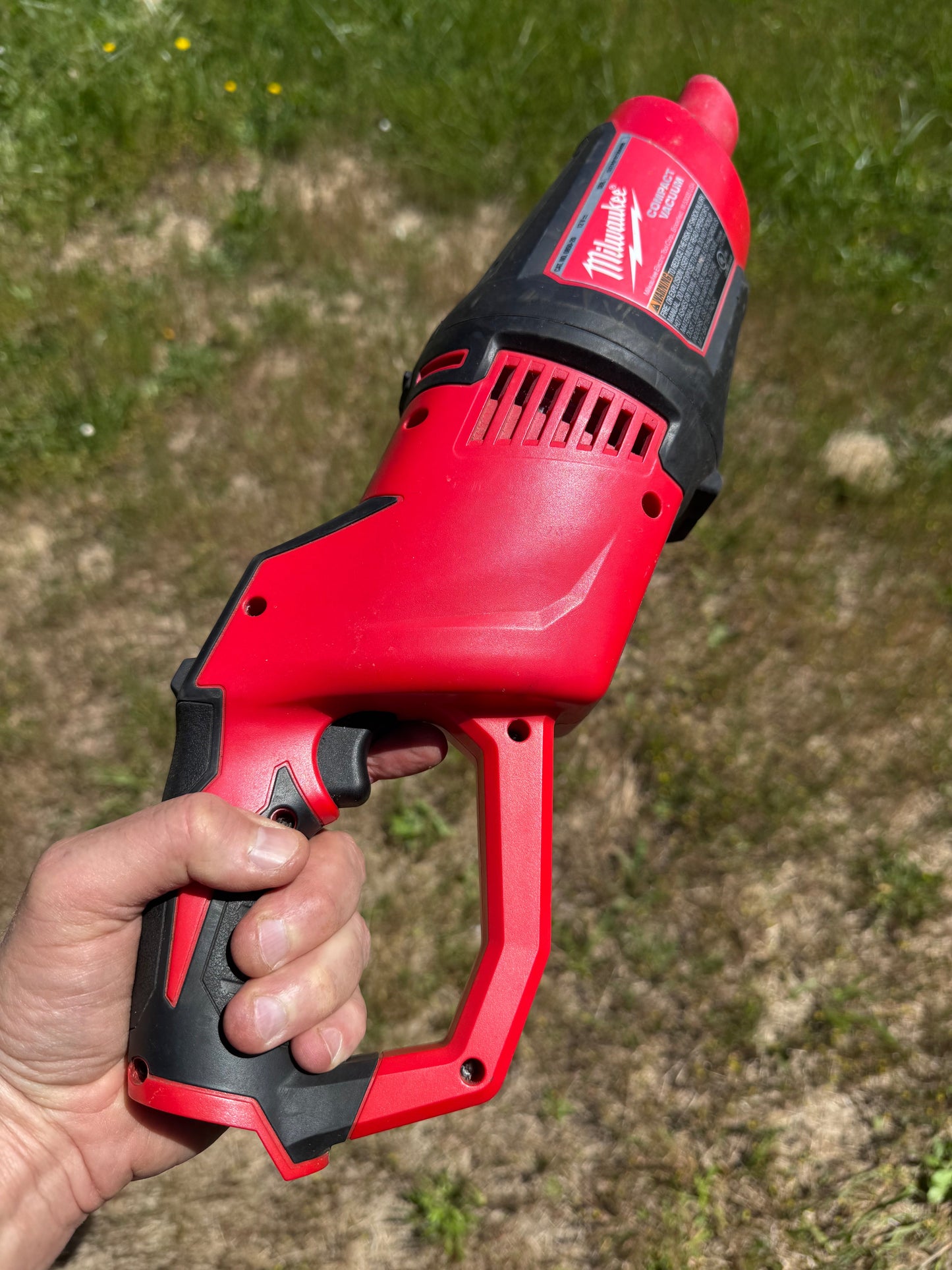 Milwaukee M12 FUEL Shop Vac + AIR-TIP Motorized Nozzle + Compact Vacuum — Complete 3-Piece Set | Excellent Condition