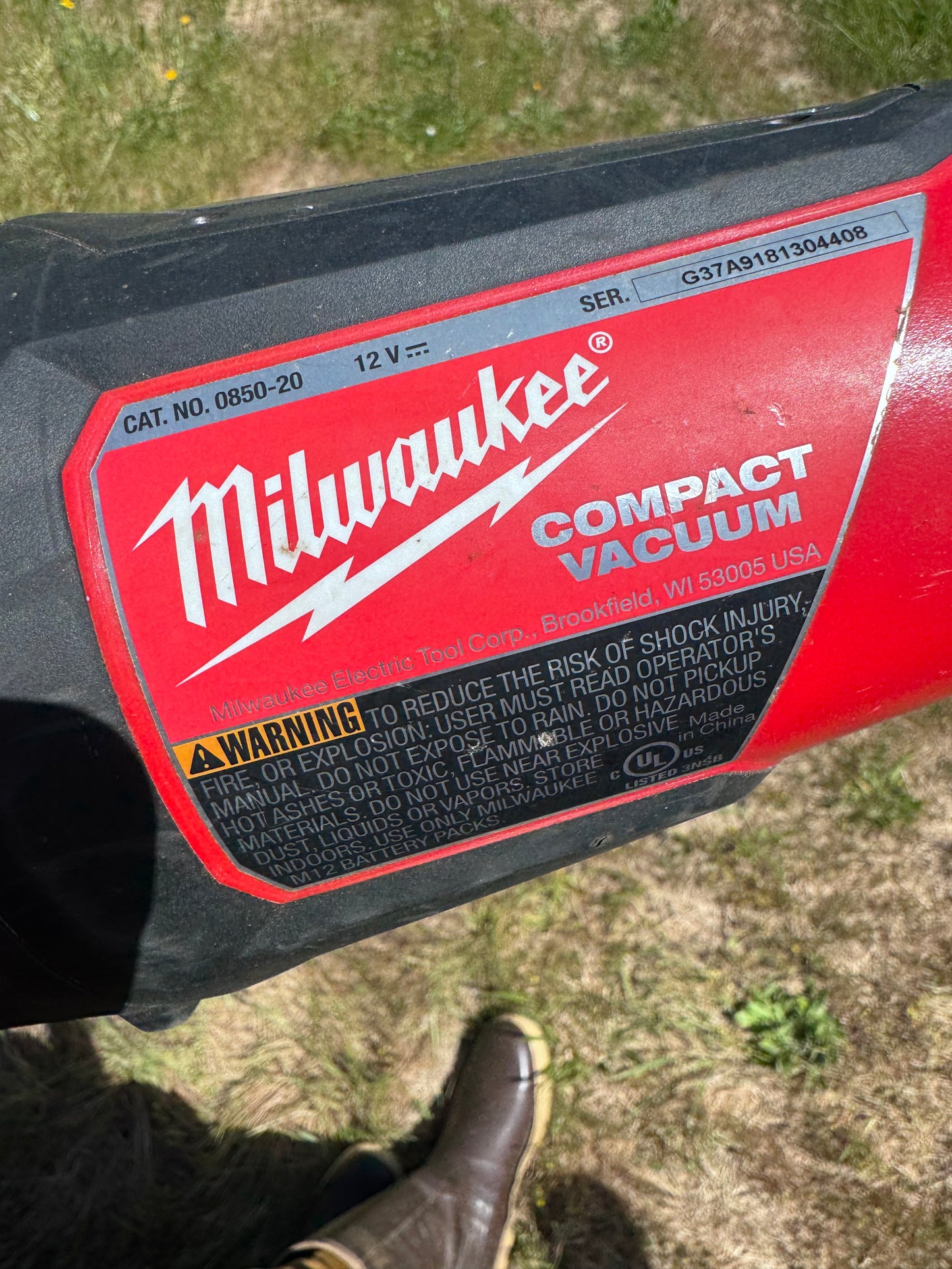 Milwaukee M12 FUEL Shop Vac + AIR-TIP Motorized Nozzle + Compact Vacuum — Complete 3-Piece Set | Excellent Condition