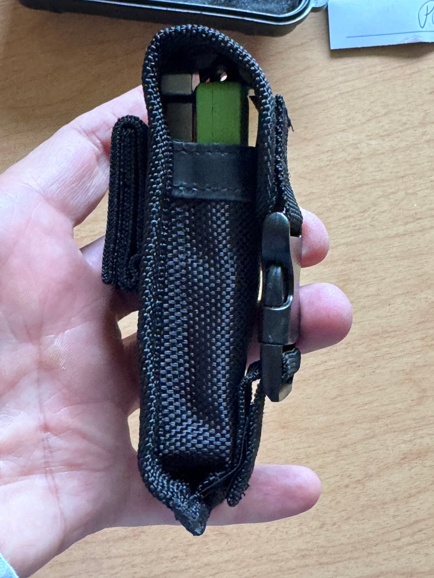 Cobratec OTF Knife — Neon Green D2 Tanto + Titanium Pry Bar Kit