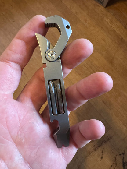 Cobratec OTF Knife — Neon Green D2 Tanto + Titanium Pry Bar Kit