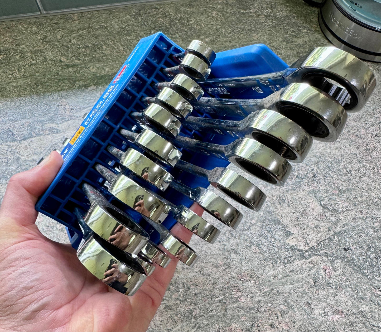 Kobalt PRO 90 20-Piece Ratcheting Combination Wrench Set (Color coded SAE + Metric)