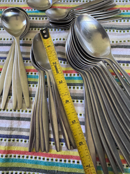 Vintage Norwegian Spoon Collection — Made in Norway, Lauffer & Aztec, Mid-Century