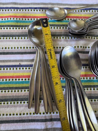 Vintage Norwegian Spoon Collection — Made in Norway, Lauffer & Aztec, Mid-Century