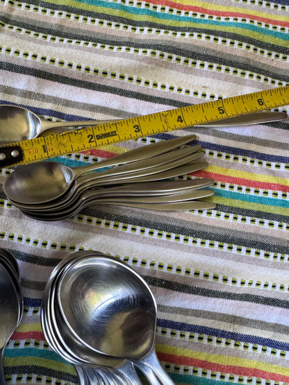 Vintage Norwegian Spoon Collection — Made in Norway, Lauffer & Aztec, Mid-Century