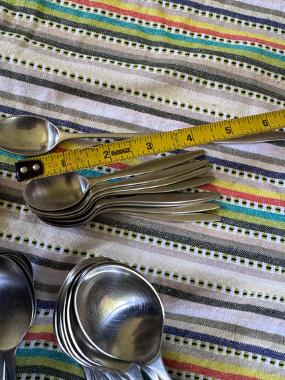 Vintage Norwegian Spoon Collection — Made in Norway, Lauffer & Aztec, Mid-Century