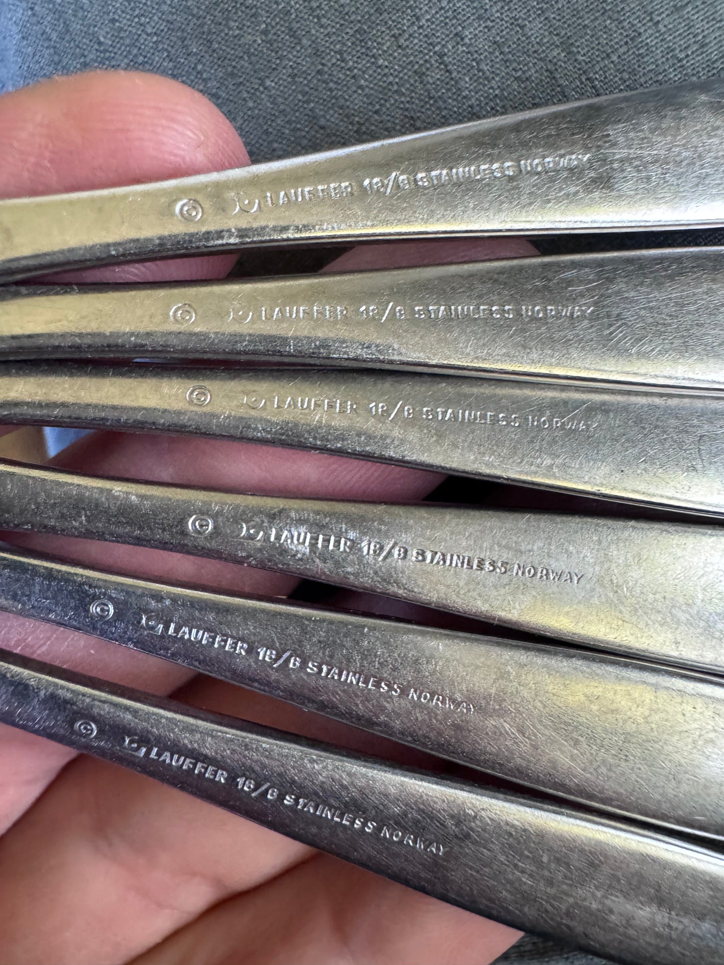 Vintage Norwegian Spoon Collection — Made in Norway, Lauffer & Aztec, Mid-Century
