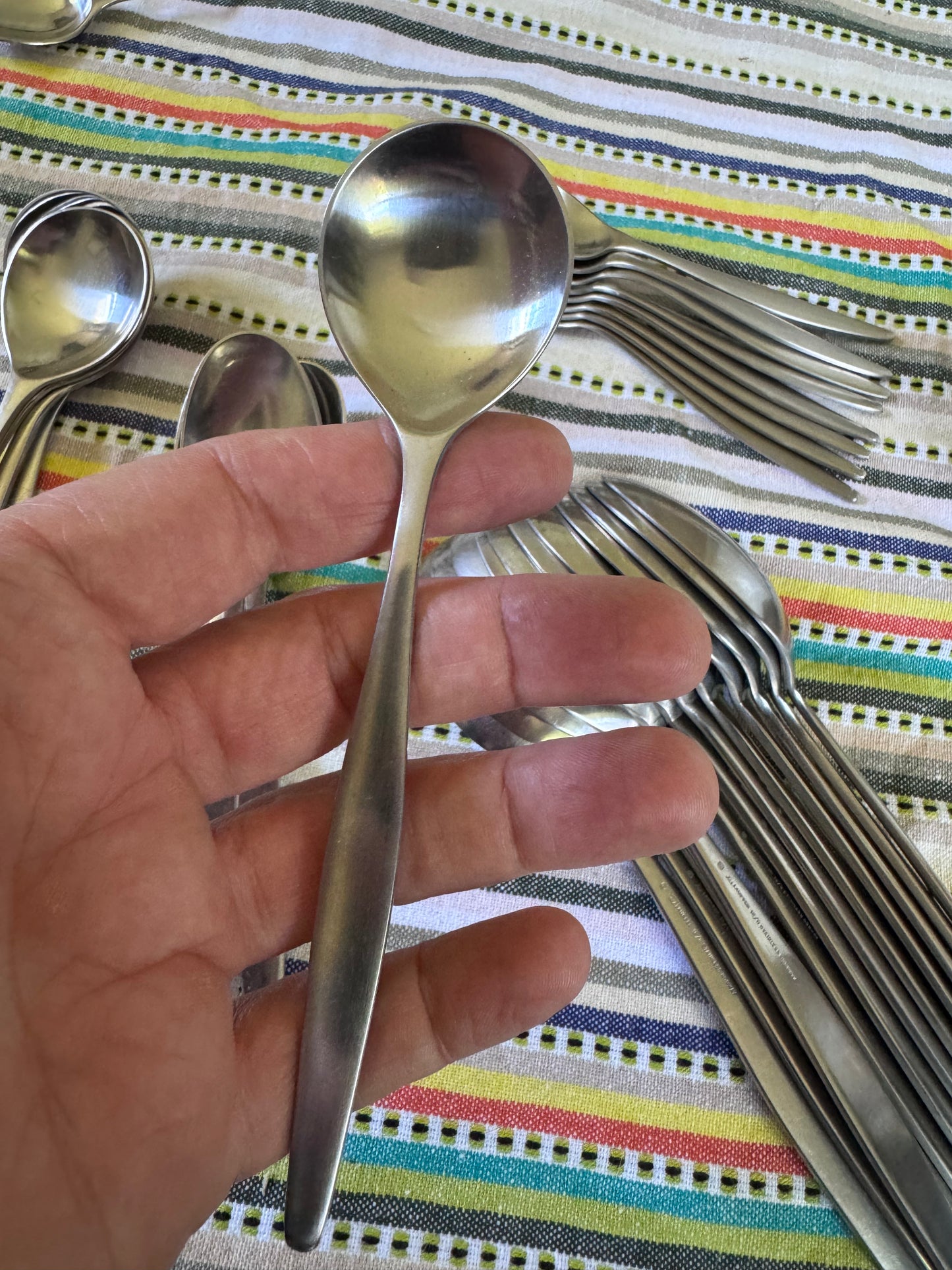 Vintage Norwegian Spoon Collection — Made in Norway, Lauffer & Aztec, Mid-Century
