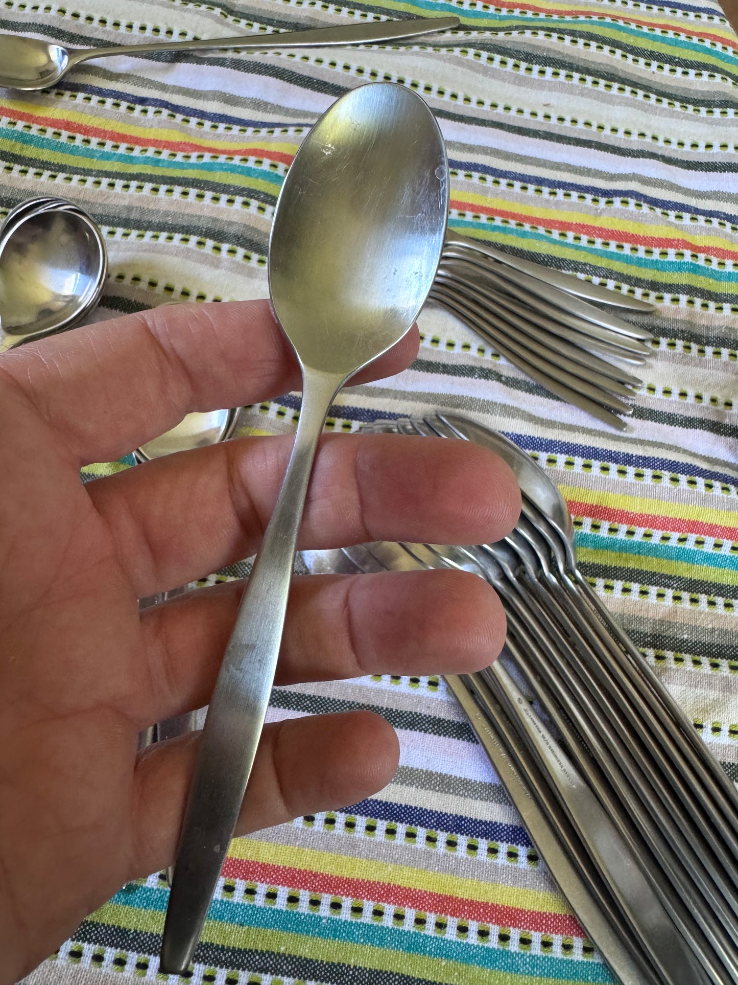 Vintage Norwegian Spoon Collection — Made in Norway, Lauffer & Aztec, Mid-Century