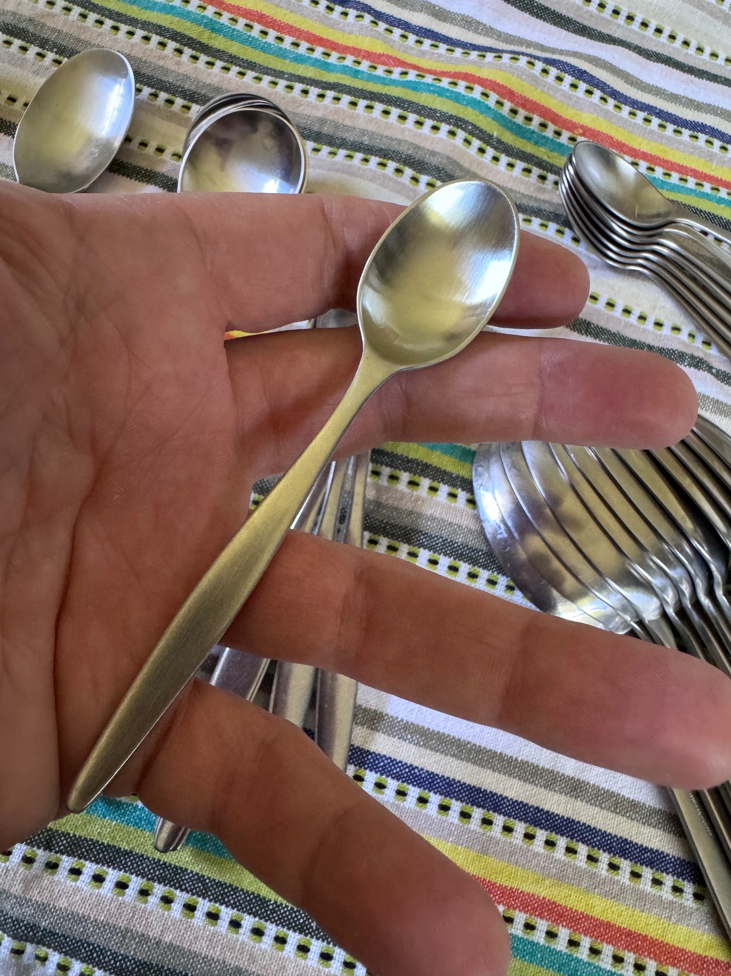 Vintage Norwegian Spoon Collection — Made in Norway, Lauffer & Aztec, Mid-Century