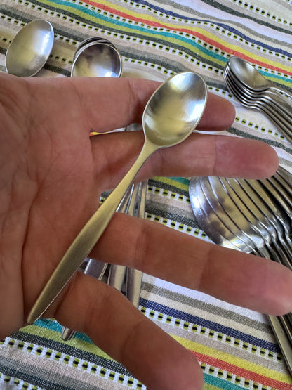 Vintage Norwegian Spoon Collection — Made in Norway, Lauffer & Aztec, Mid-Century