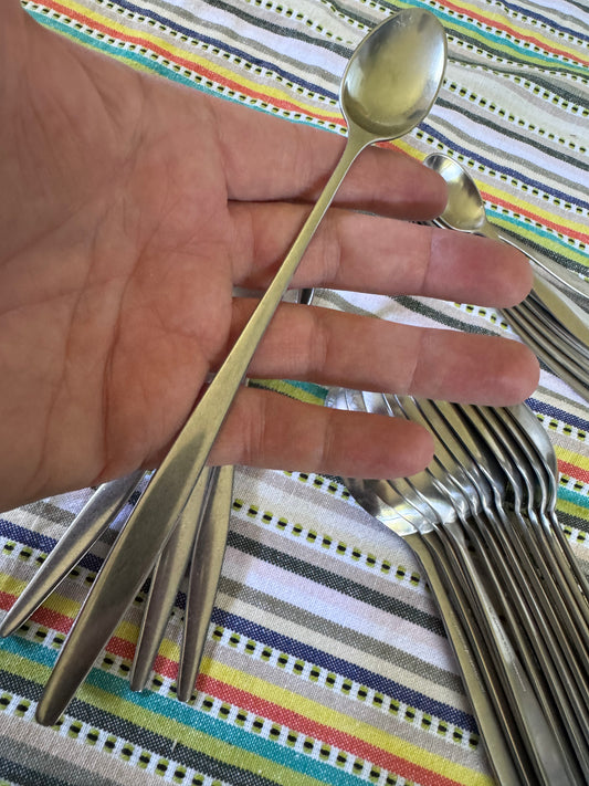 Vintage Norwegian Spoon Collection — Made in Norway, Lauffer & Aztec, Mid-Century