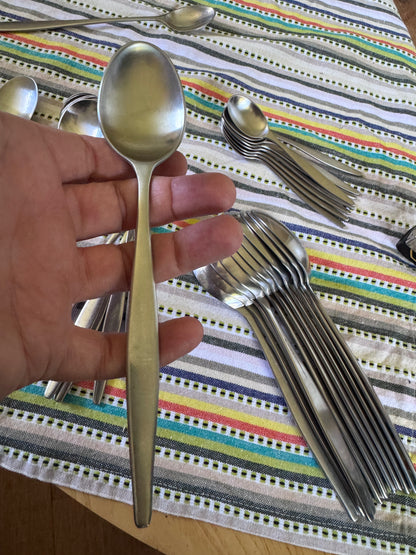 Vintage Norwegian Spoon Collection — Made in Norway, Lauffer & Aztec, Mid-Century