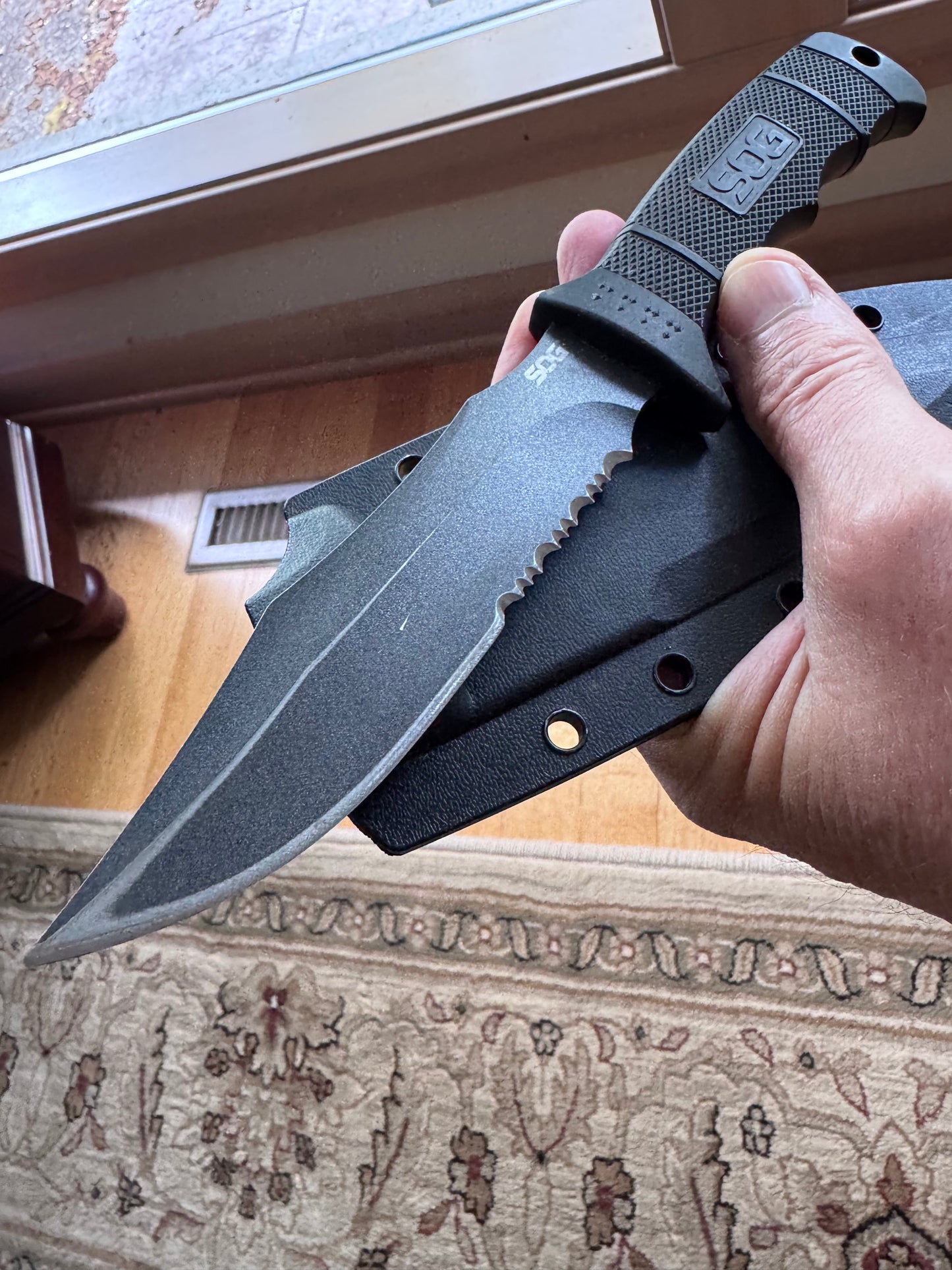 SOG Seal Pup Fixed Blade Knife w/Sheath