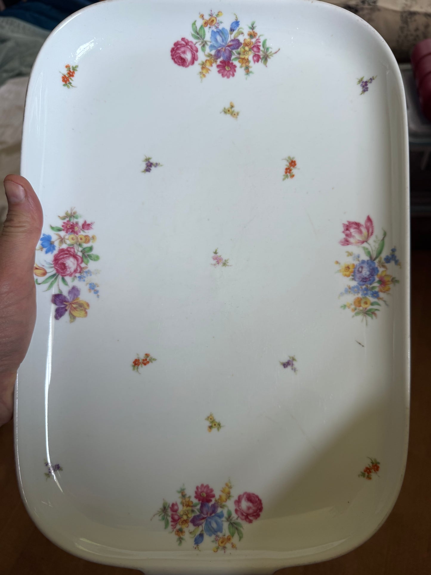 Rosenthal Helena Serving Platter — Made in Germany, Fine Porcelain, 10" x 15"