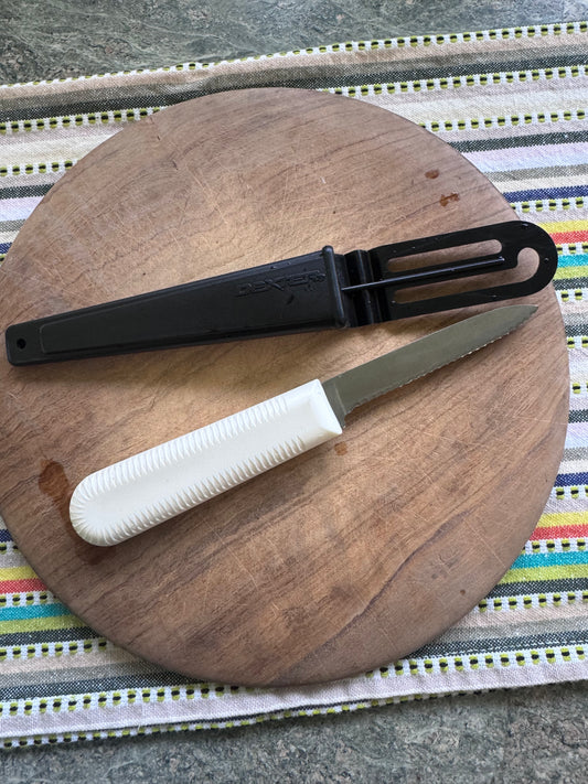 Dexter Utility Boning Knife — Made in USA, Serrated, Sheath Included
