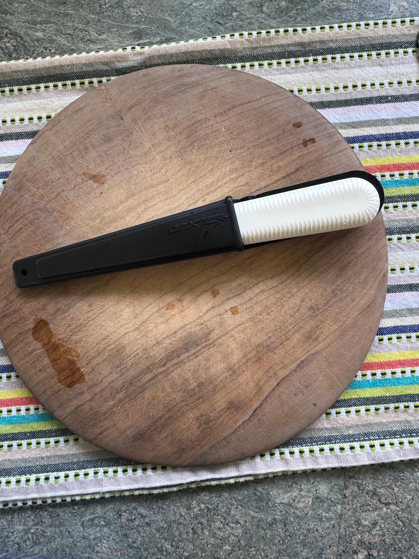 Dexter Utility Boning Knife — Made in USA, Serrated, Sheath Included