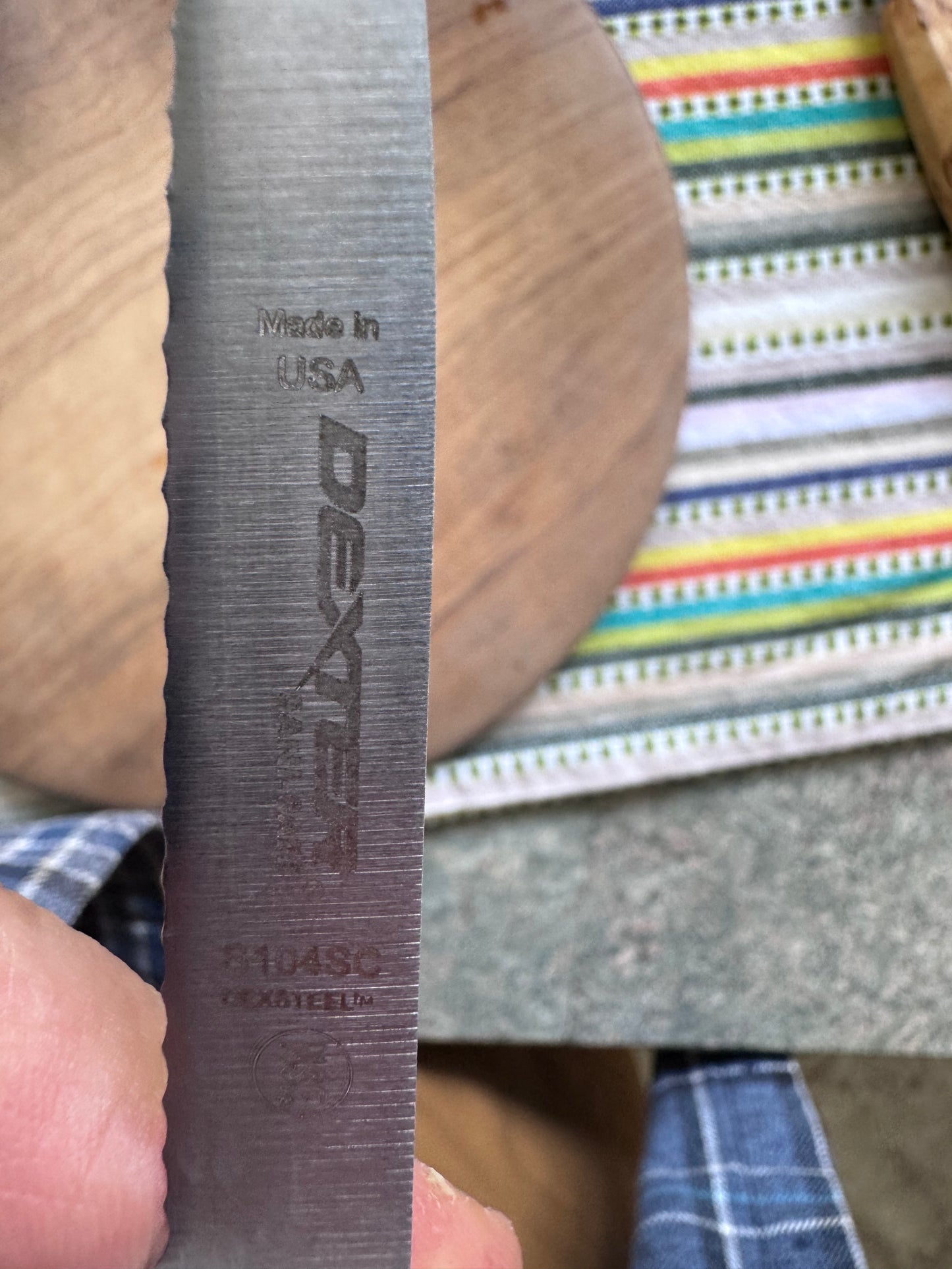 Dexter Utility Boning Knife — Made in USA, Serrated, Sheath Included