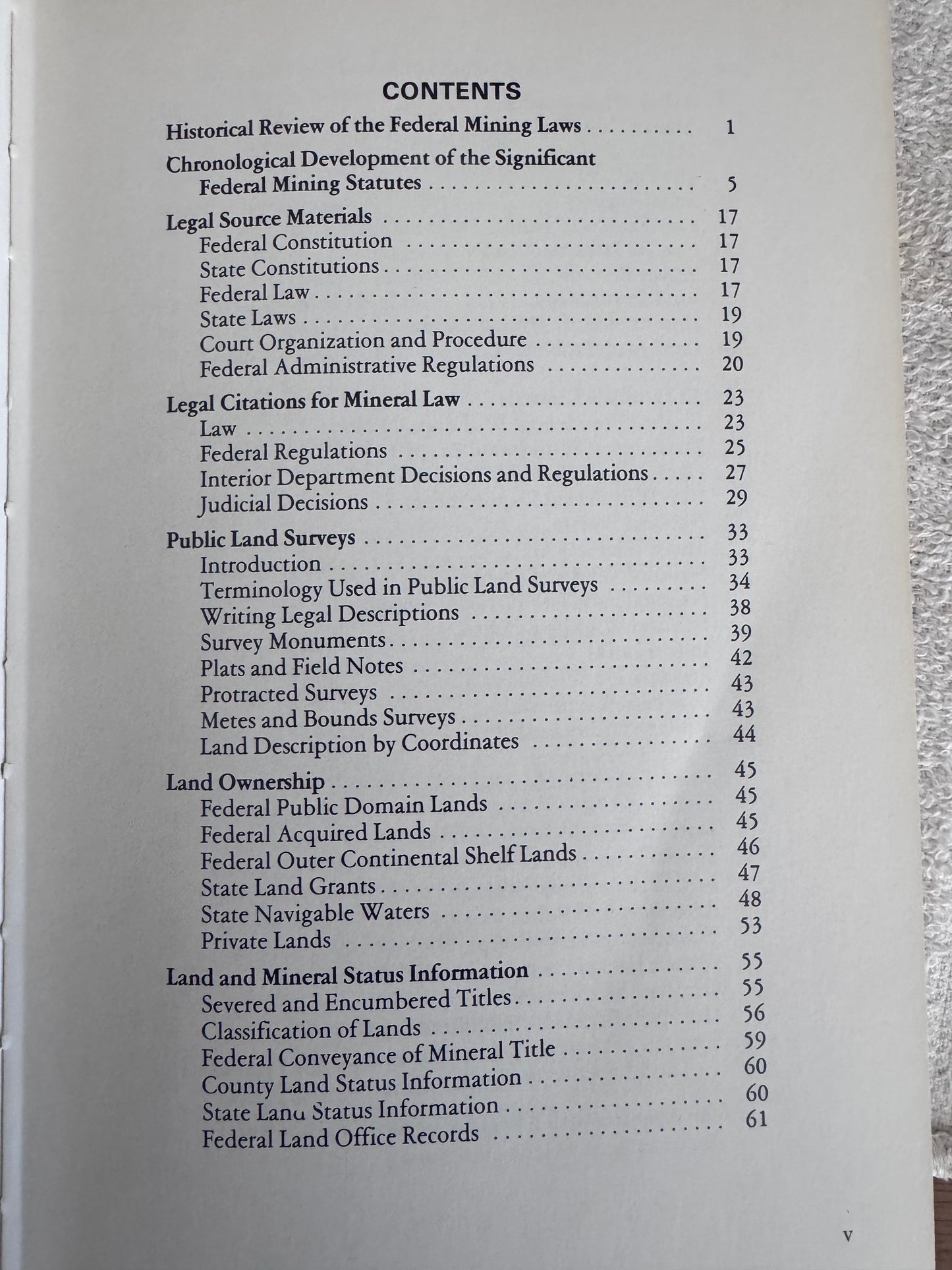 Book: Handbook of Mineral Law