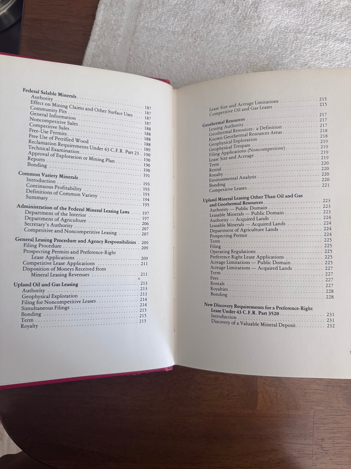 Book: Handbook of Mineral Law