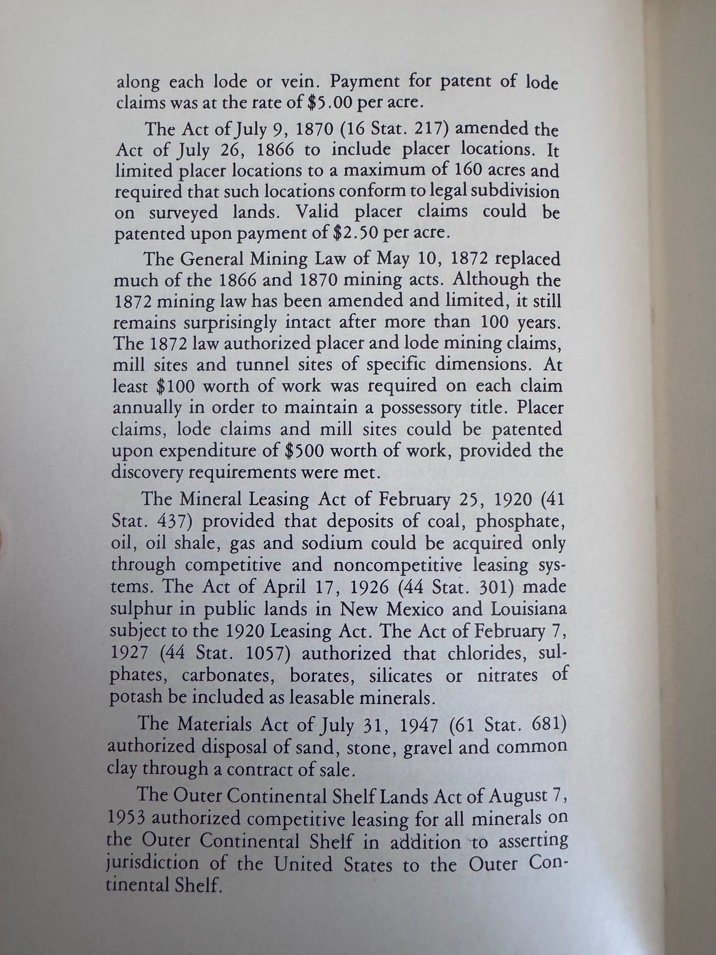Book: Handbook of Mineral Law
