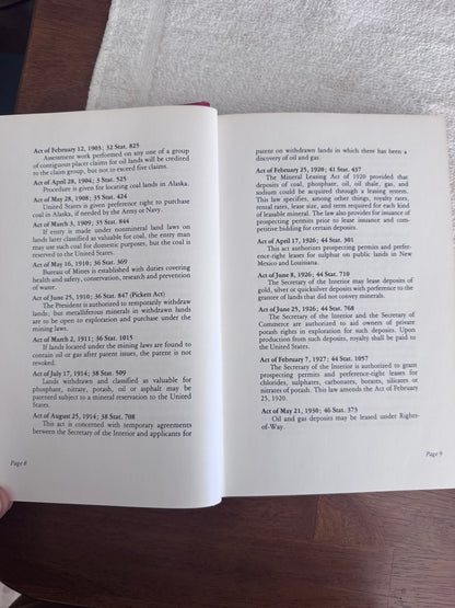 Book: Handbook of Mineral Law