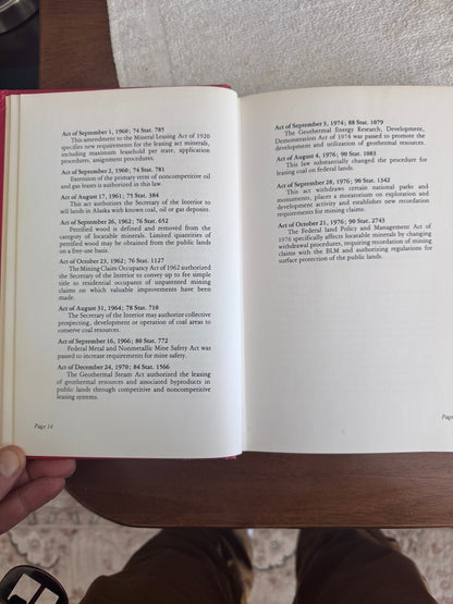 Book: Handbook of Mineral Law