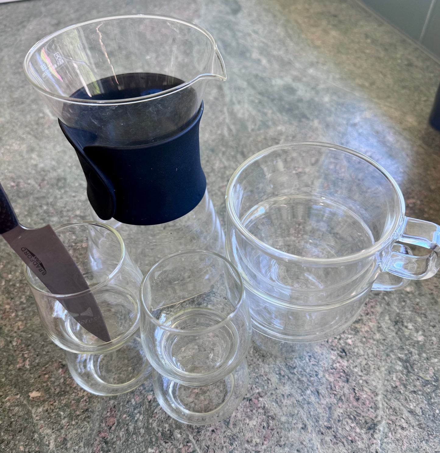 Borosilicate Double-Wall Vacuum Insulated Tea Cup Set — Nesting, Set of 2