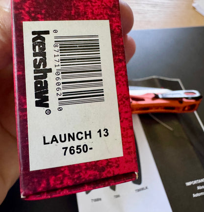 Kershaw Launch 13 Automatic Knife — Orange | Made in USA