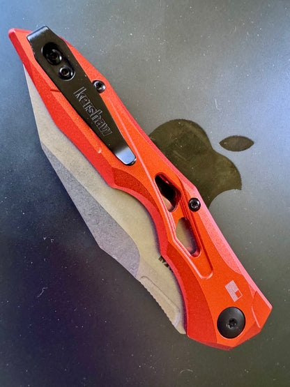 Kershaw Launch 13 Automatic Knife — Orange | Made in USA