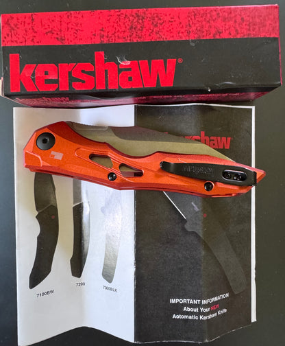 Kershaw Launch 13 Automatic Knife — Orange | Made in USA