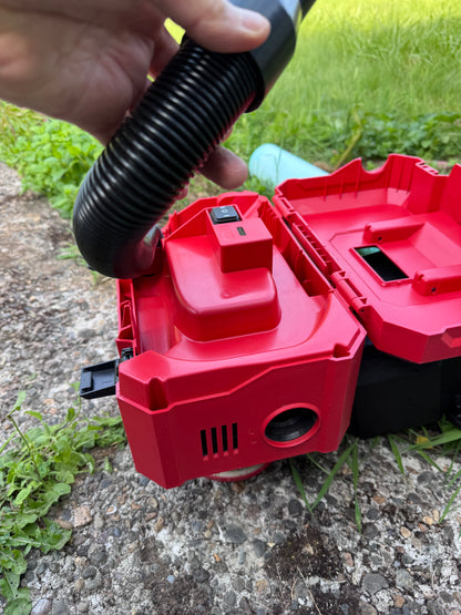 Milwaukee M12 FUEL Shop Vac + AIR-TIP Motorized Nozzle + Compact Vacuum — Complete 3-Piece Set | Excellent Condition