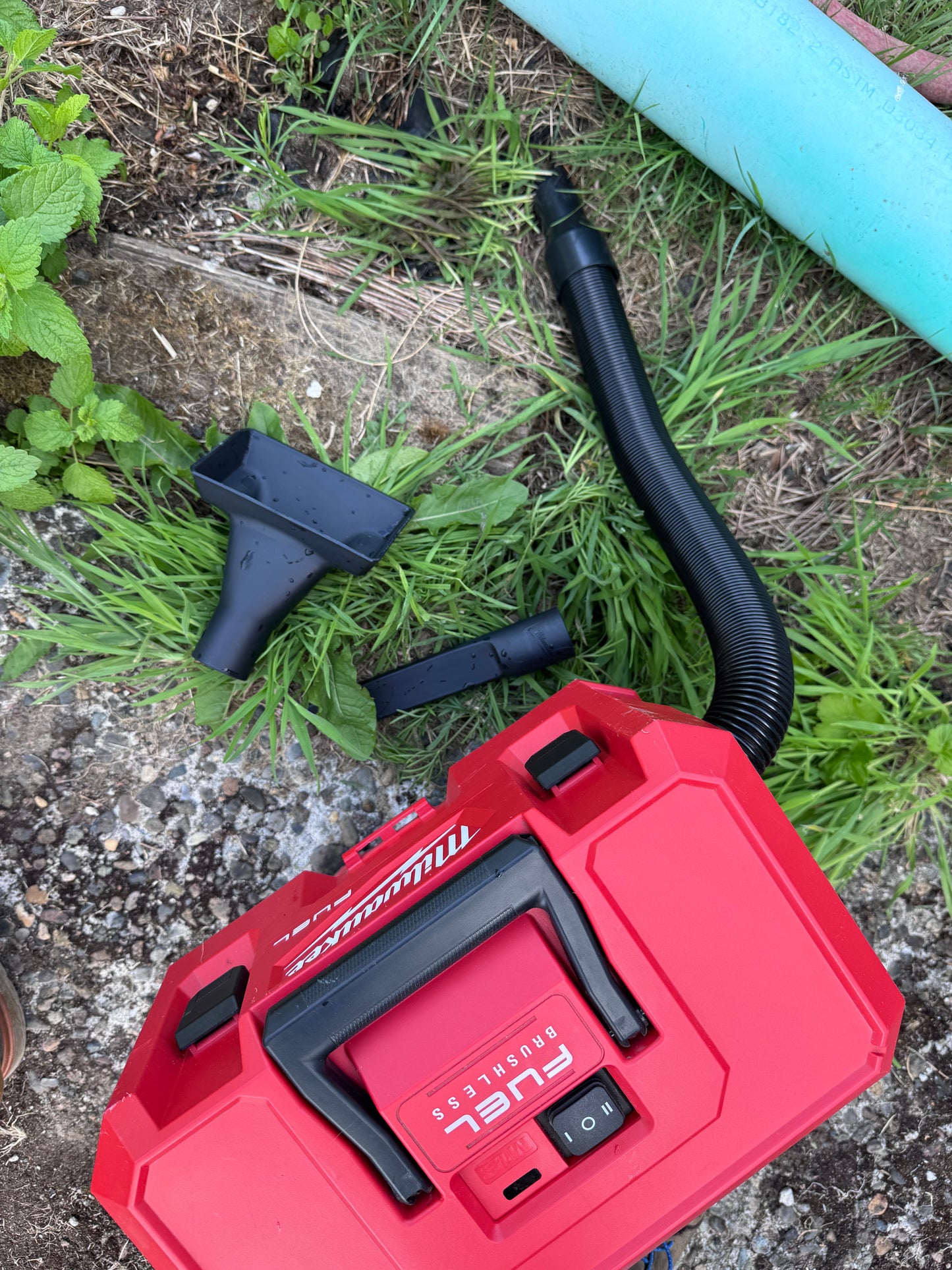 Milwaukee M12 FUEL Shop Vac + AIR-TIP Motorized Nozzle + Compact Vacuum — Complete 3-Piece Set | Excellent Condition