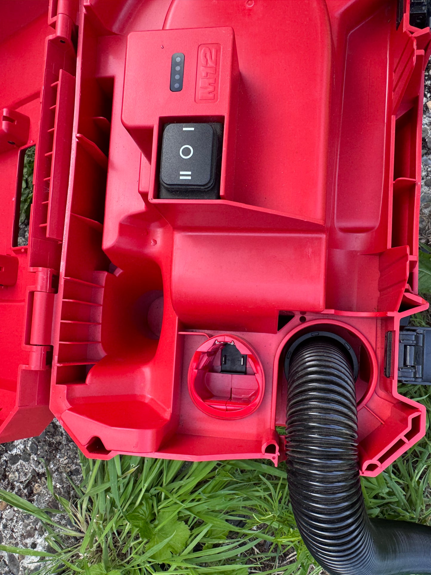 Milwaukee M12 FUEL Shop Vac + AIR-TIP Motorized Nozzle + Compact Vacuum — Complete 3-Piece Set | Excellent Condition
