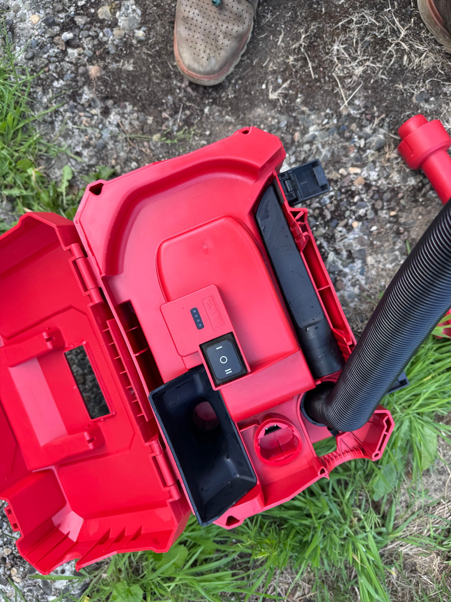 Milwaukee M12 FUEL Shop Vac + AIR-TIP Motorized Nozzle + Compact Vacuum — Complete 3-Piece Set | Excellent Condition