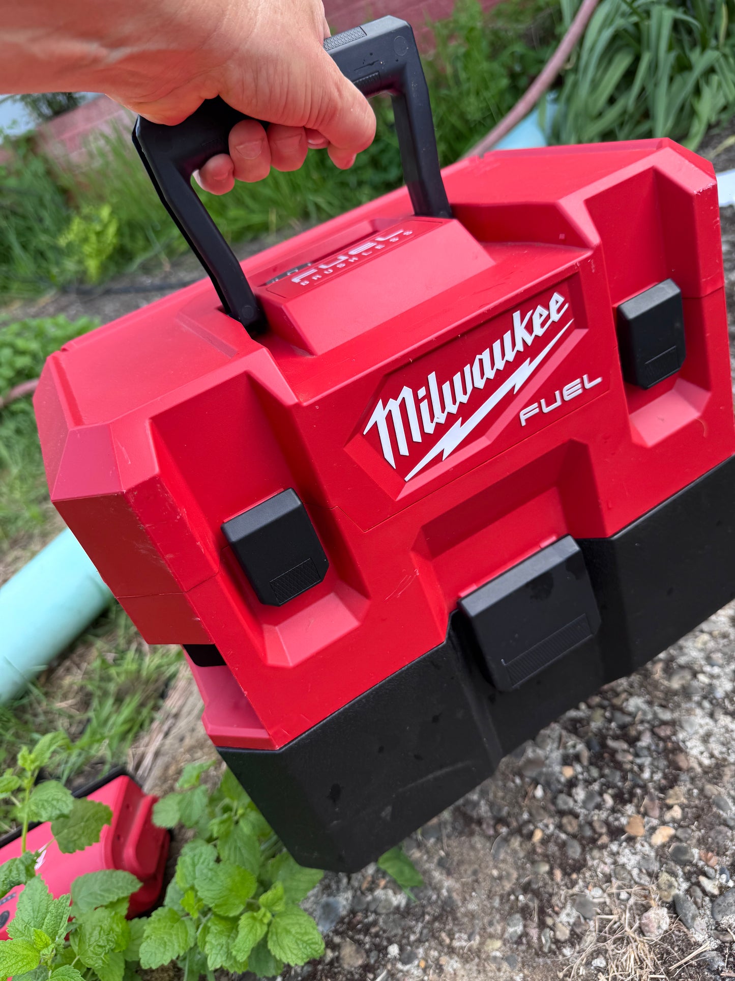 Milwaukee M12 FUEL Shop Vac + AIR-TIP Motorized Nozzle + Compact Vacuum — Complete 3-Piece Set | Excellent Condition